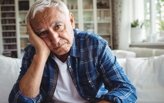 older man dealing with Alcohol Withdrawal Symptoms