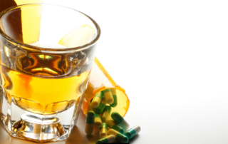 Whiskey and prescription pills