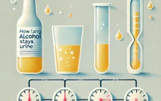 How long does alchol stay in urine?