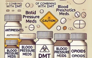 What medications interact with DMT?