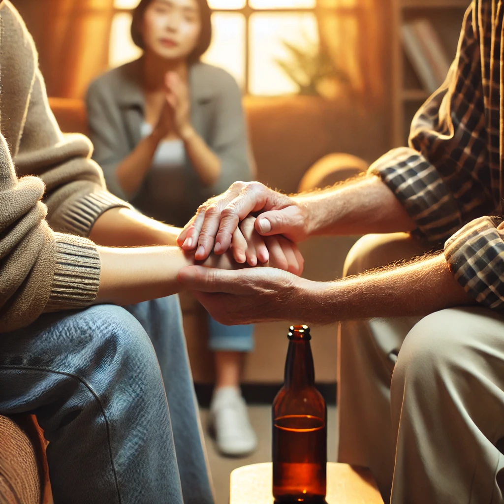 How do I help my son get over alcoholism?
