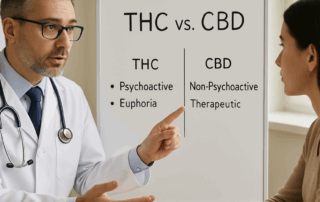 What is the difference between THC and CBD?
